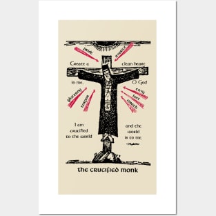 The Crucified Monk Posters and Art